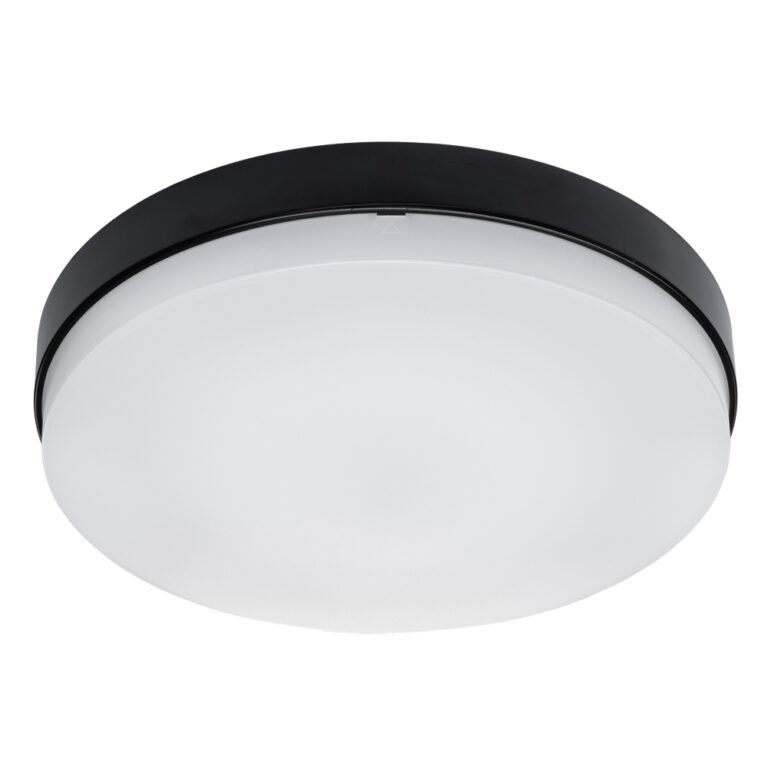 Meba Pro LED opbouw 8/12/15W 720-1350lm 3000/4000/6000K ø360mm IP54 zwart - multisensor