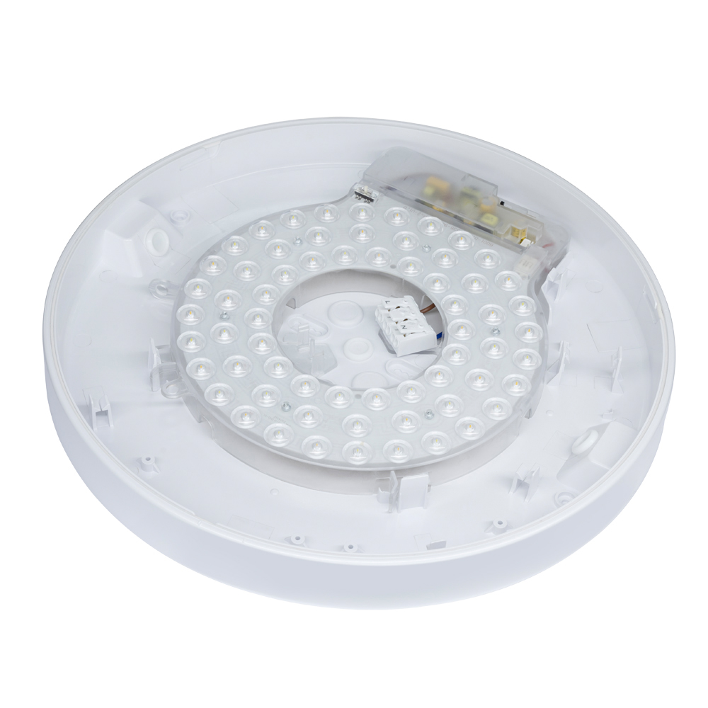 Meba Pro LED opbouw 8/12/15W 800-1500lm 3000/4000/6000K ø360mm IP54 wit - Afbeelding 2
