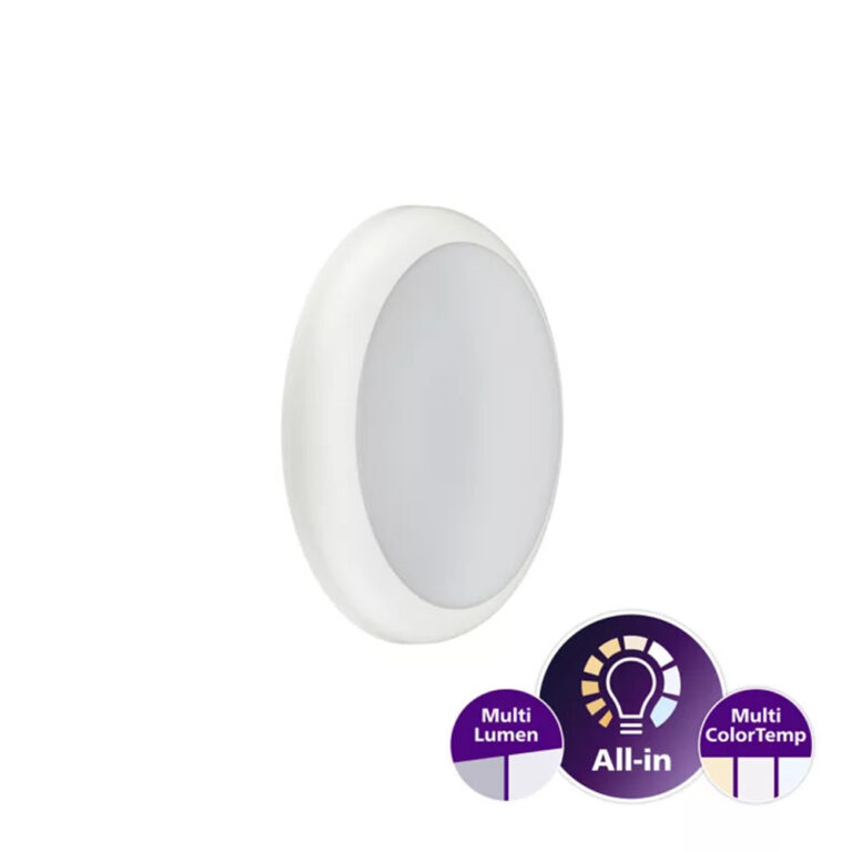 Philips Ledinaire WL070V LED opbouw 11-17W 1100/1700lm 830/840/857 IP65 ø300 - schemerschakelaar