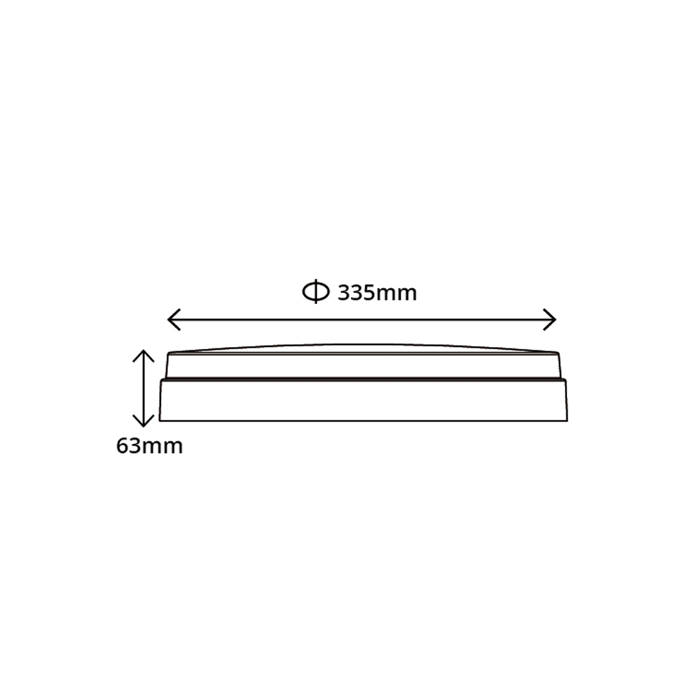 Meba Pro LED opbouw 8/12/15W 800-1500lm 3000/4000/6000K ø360mm IP54 wit - multisensor - Afbeelding 3