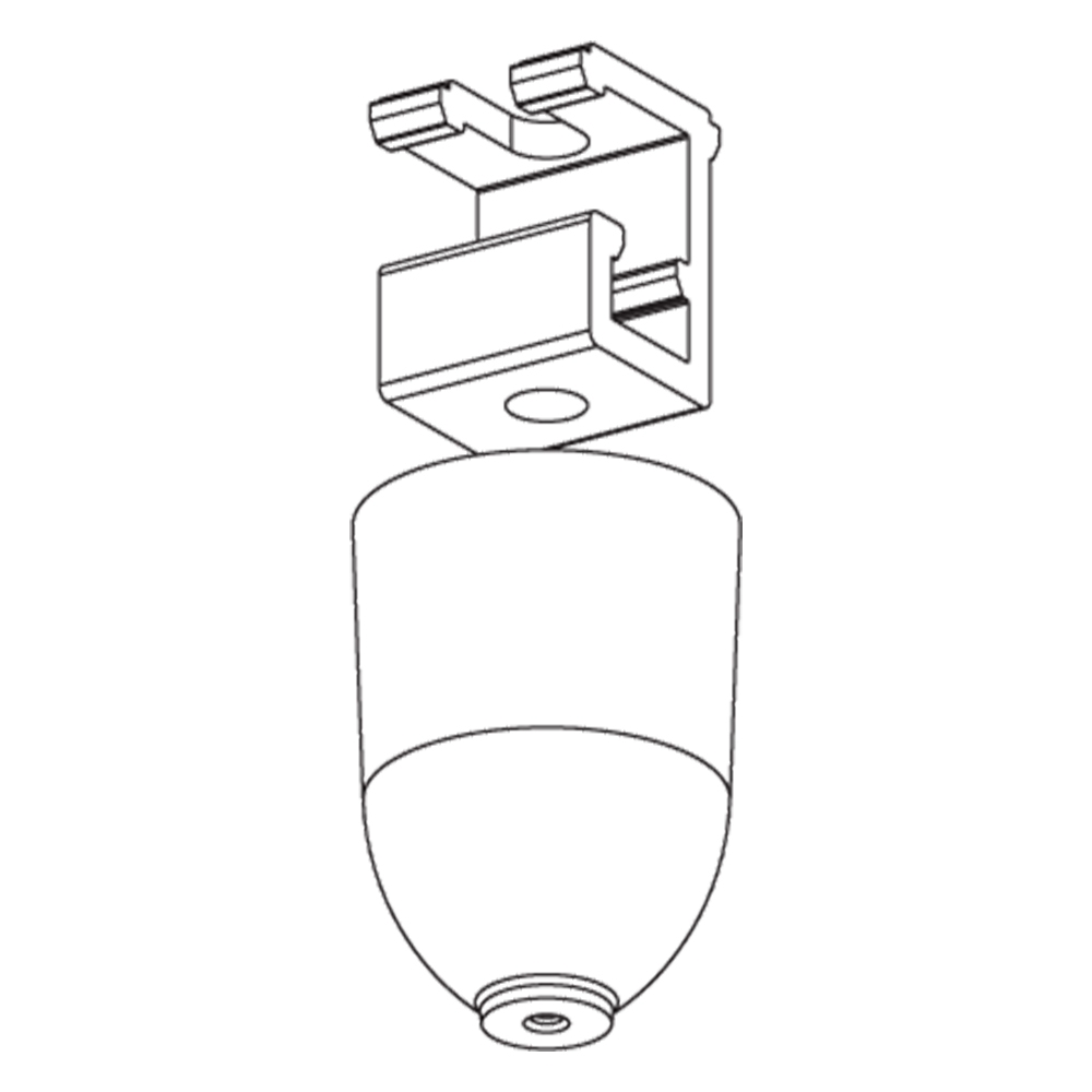 Nordic Aluminium SKB 30 plafondcup zwart - Afbeelding 2